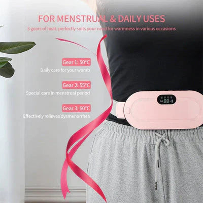 PERIOD CRAMP RELIEF BELT & MASSAGER