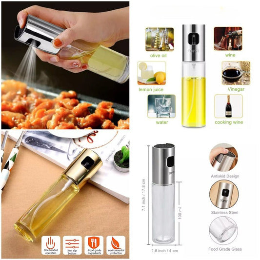 Cooking Oil Sprayer Glass Oil Spray Bottle Kitchen Tool BBQ Baking Grill Vinegar Oil Sauce Bottle