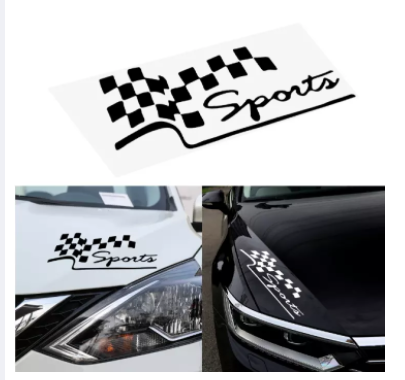 Car Sticker Racing Sports 12*6 Inch Vinyl Decal High Quality Waterproof