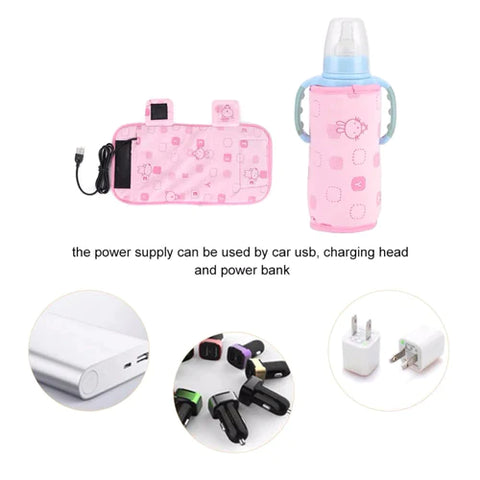 Portable Milk Warmer/ Feeder Bottle Warmer (Random Colour)