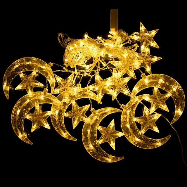 LED Star Curtain String Lights 3.5 Meters