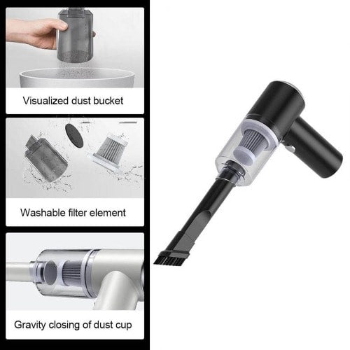 Mini Portable Vacuum Cleaner Wireless for Car and Offices