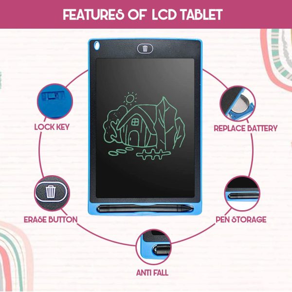 Hardbound Lcd Writing Pad 8.5 Inch Lcd Tablet