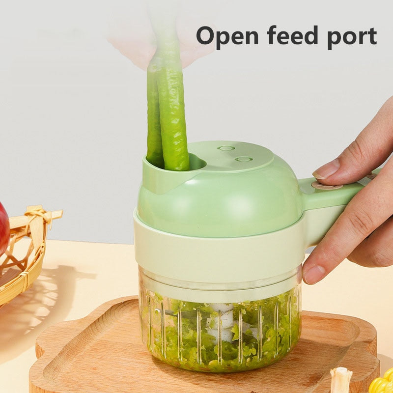 4 In 1 Rechargeable Vegetable Chopper