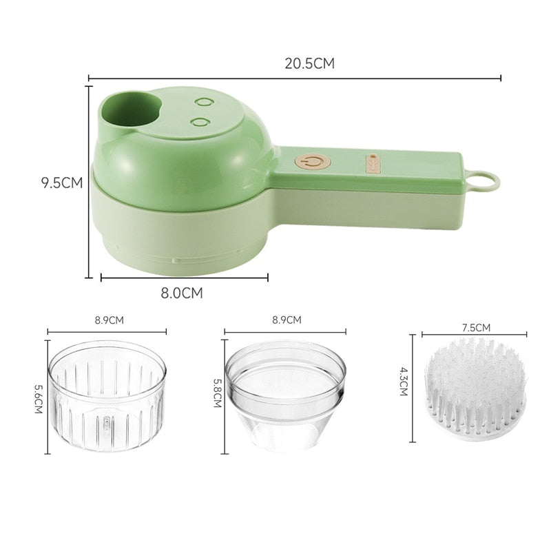 4 In 1 Rechargeable Vegetable Chopper